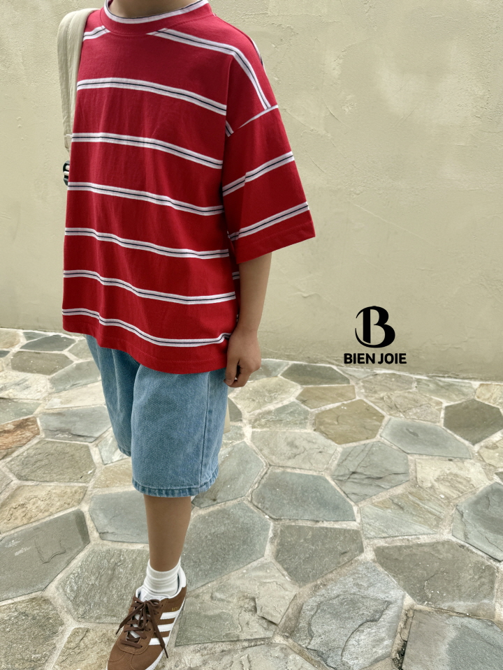 Bien Joie - Korean Children Fashion - #Kfashion4kids - Nicole Striped Tee - 2