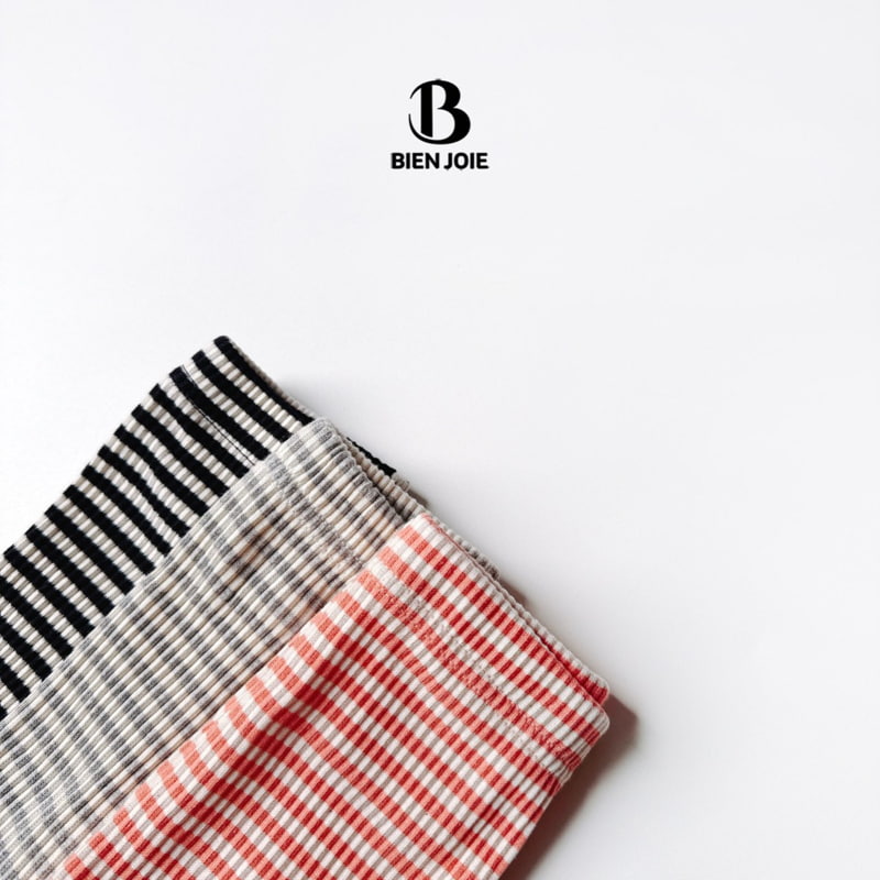 Bien Joie - Korean Children Fashion - #stylishchildhood - Puchi Stripe Leggings - 4