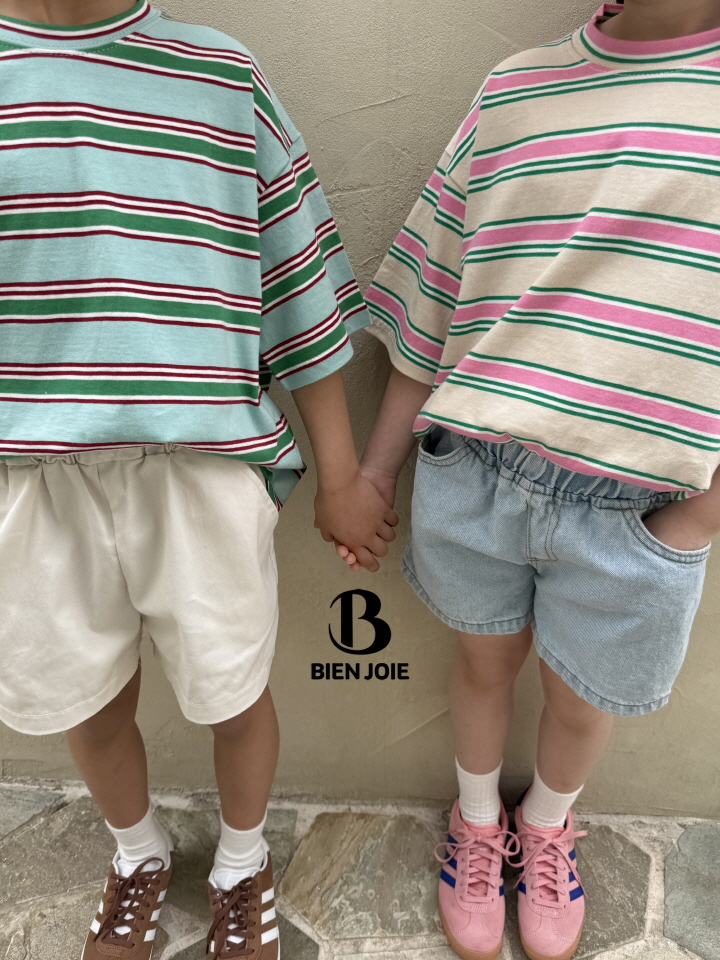 Bien Joie - Korean Children Fashion - #childofig - Genie Striped Tee - 3
