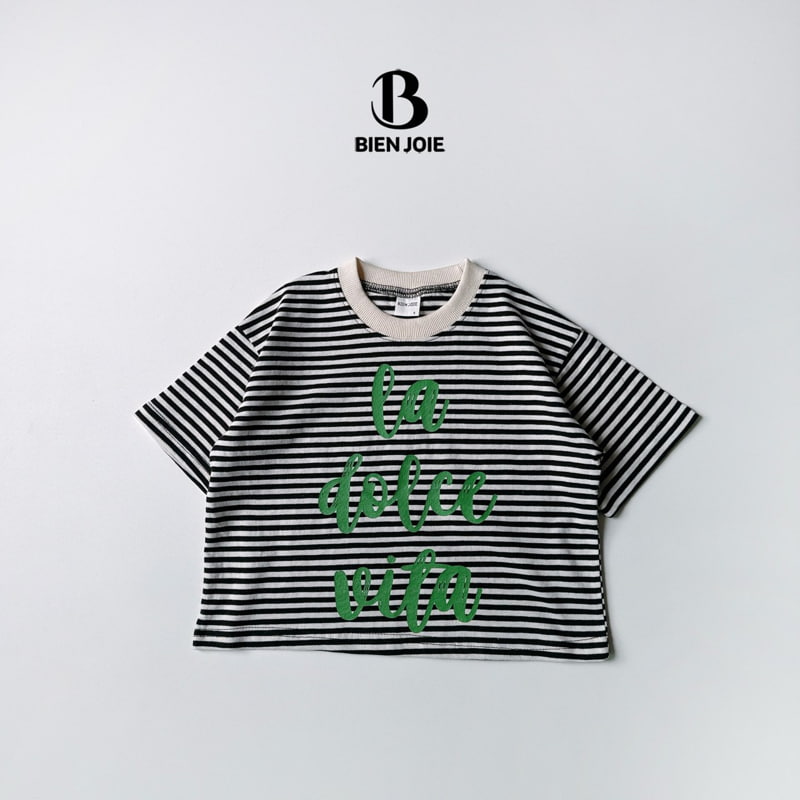 Bien Joie - Korean Children Fashion - #fashionkids - Ritz Stripe Tee - 3