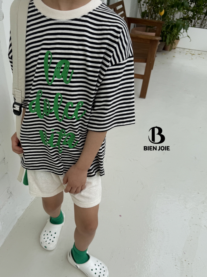 Bien Joie - Korean Children Fashion - #fashionkids - Ritz Striped Tee - 2