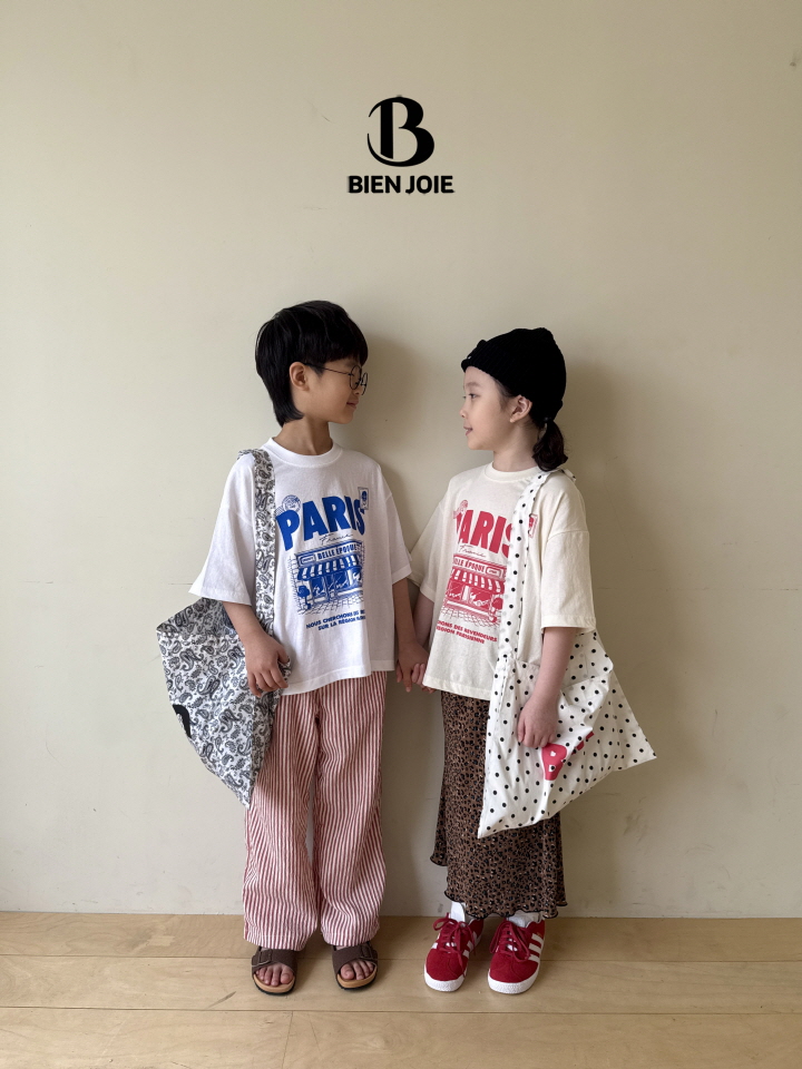 Bien Joie - Korean Children Fashion - #kidsshorts - Paris Tee - 3