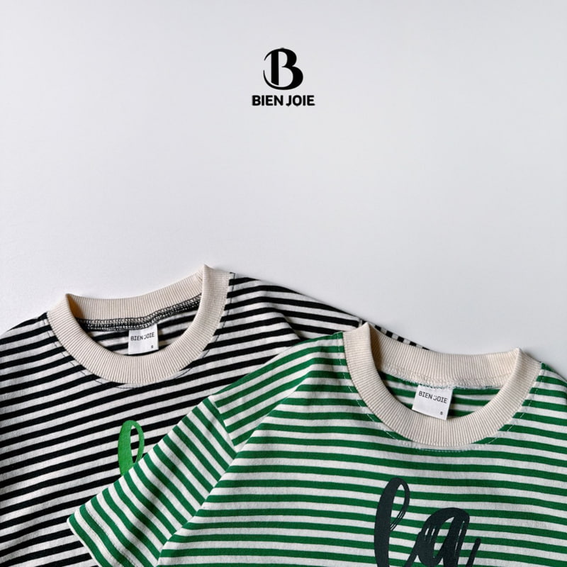 Bien Joie - Korean Children Fashion - #kidzfashiontrend - Ritz Stripe Tee - 6