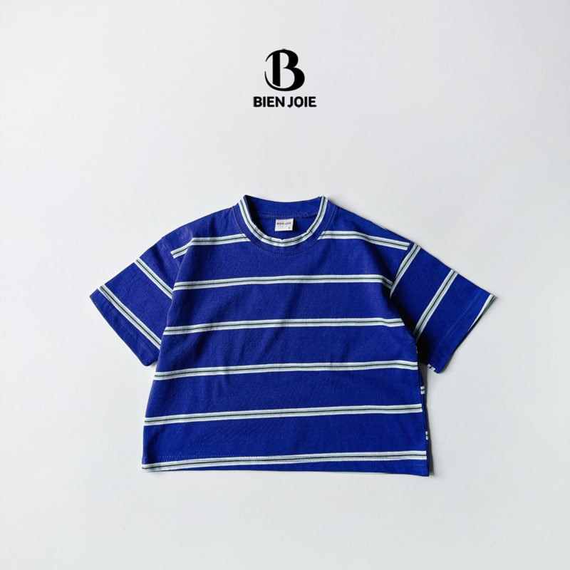 Bien Joie - Korean Children Fashion - #kidzfashiontrend - Nicole Stripe Tee - 2
