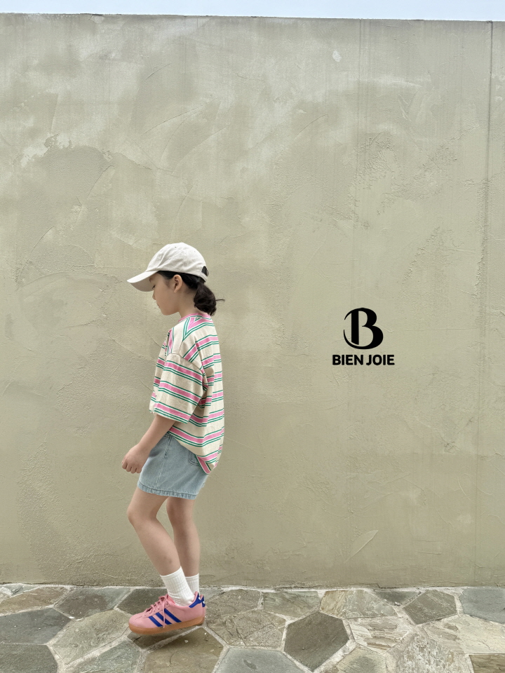 Bien Joie - Korean Children Fashion - #kidzfashiontrend - Genie Striped Tee - 10