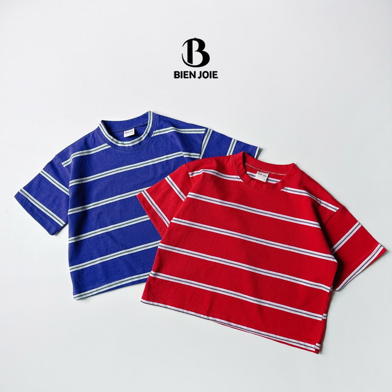 Bien Joie - Korean Children Fashion - #Kfashion4kids - Nicole Stripe Tee - 4