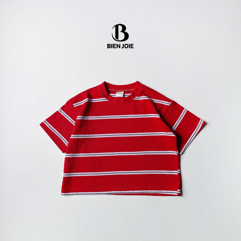 Bien Joie - Korean Children Fashion - #toddlerclothing - Nicole Striped Tee - 8