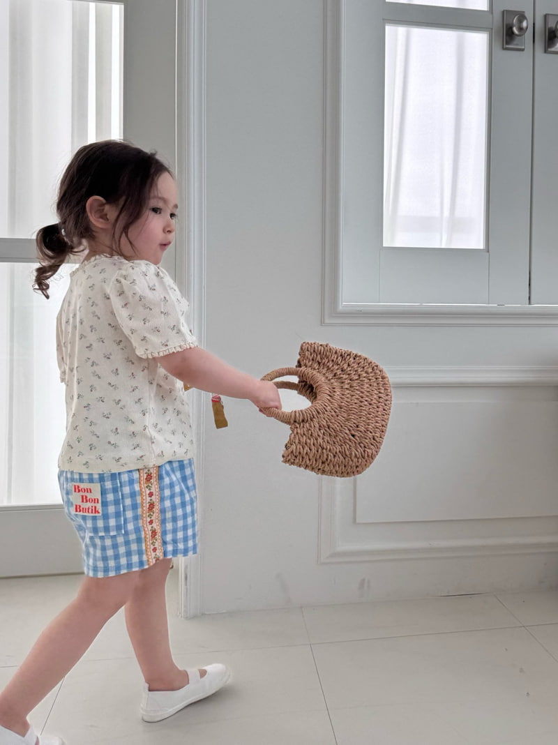 Bon Bon Butik - Korean Children Fashion - #Kfashion4kids - Check Shorts - 10