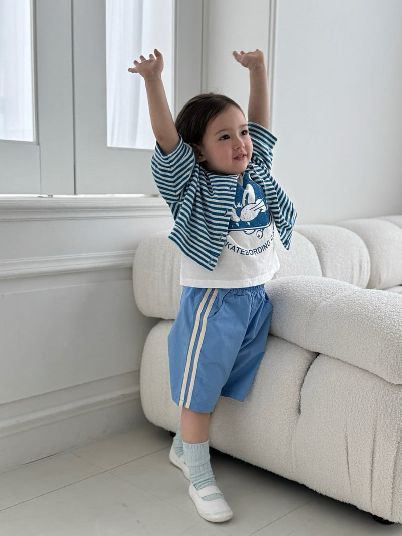 Bon Bon Butik - Korean Children Fashion - #childofig - Line Shorts - 6