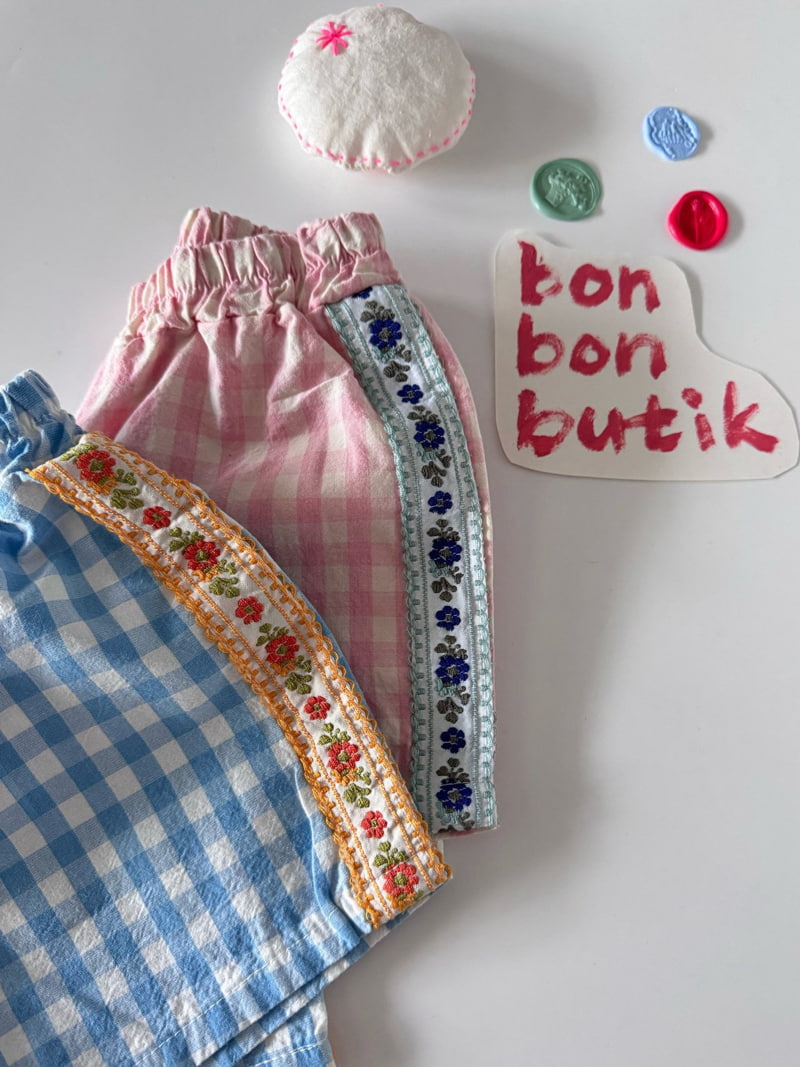 Bon Bon Butik - Korean Children Fashion - #childofig - Check Shorts - 2