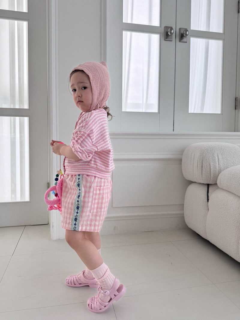 Bon Bon Butik - Korean Children Fashion - #childrensboutique - Check Shorts - 3