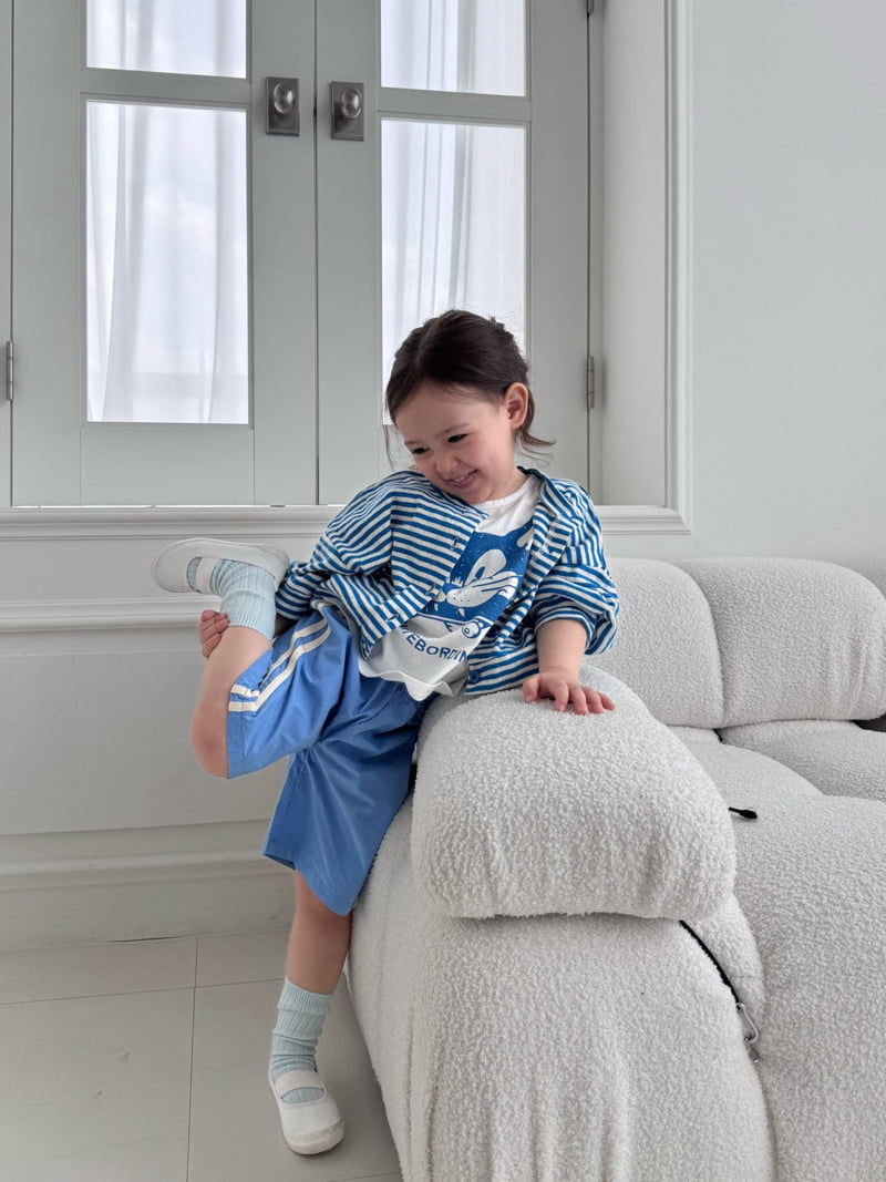 Bon Bon Butik - Korean Children Fashion - #designkidswear - Line Shorts - 8
