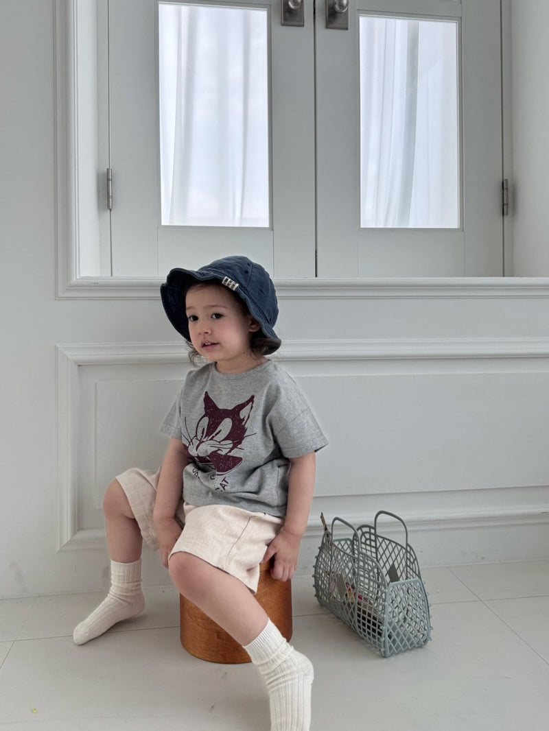 Bon Bon Butik - Korean Children Fashion - #kidsshorts - Cat Tee - 10