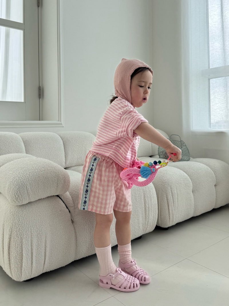 Bon Bon Butik - Korean Children Fashion - #kidsshorts - Check Shorts - 7