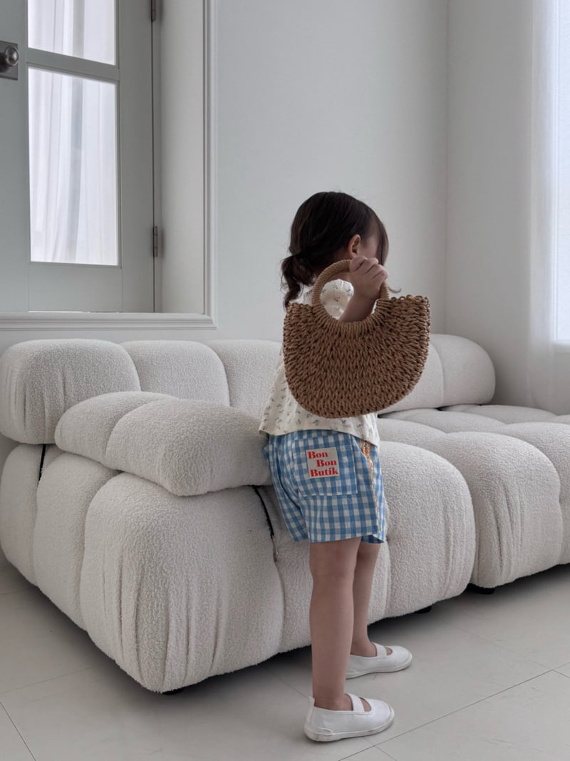 Bon Bon Butik - Korean Children Fashion - #kidsstore - Check Shorts - 8