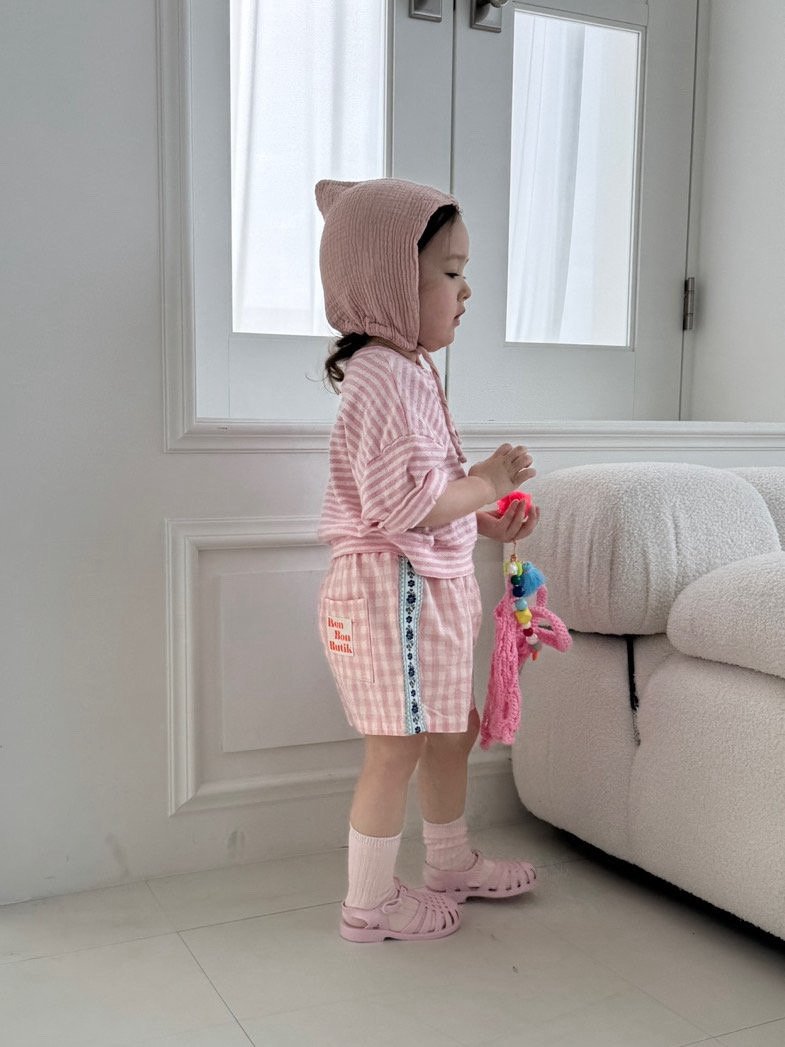 Bon Bon Butik - Korean Children Fashion - #kidzfashiontrend - Check Shorts - 9