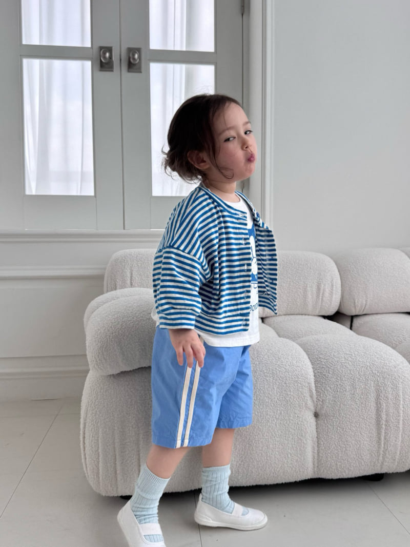 Bon Bon Butik - Korean Children Fashion - #minifashionista - Line Shorts - 4