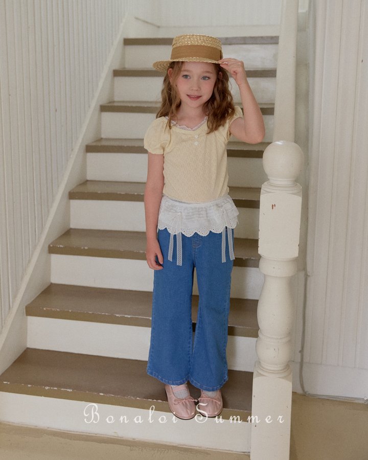 Bonaloi - Korean Children Fashion - #Kfashion4kids - Cool Summer Denim Pants - 10