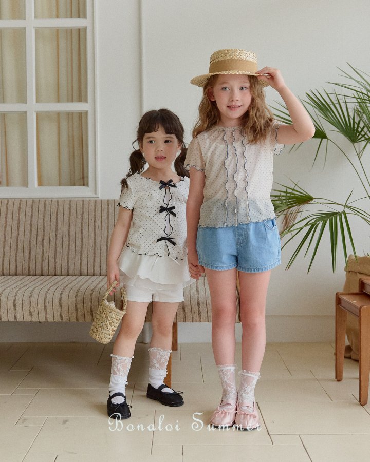 Wave Mesh Tee by Bonaloi for Child - view 10