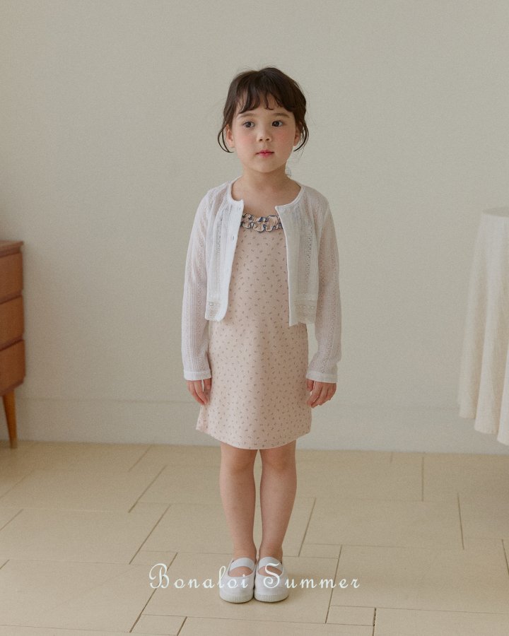 Bonaloi - Korean Children Fashion - #childofig - Lovely Frill One-Piece - 2