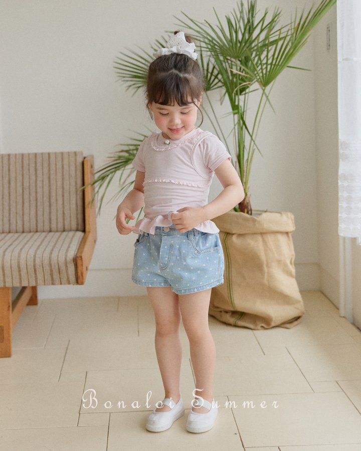 Bonaloi - Korean Children Fashion - #childofig - Sweet Lace Sleeveless - 8