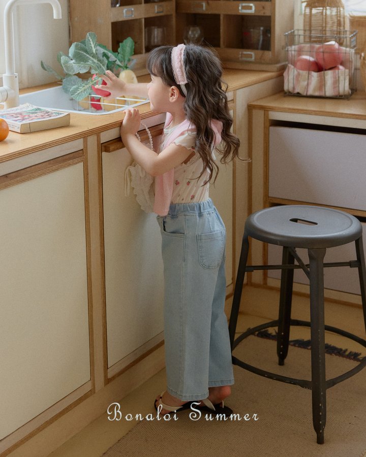 Bonaloi - Korean Children Fashion - #childrensboutique - Cool Summer Denim Pants - 3