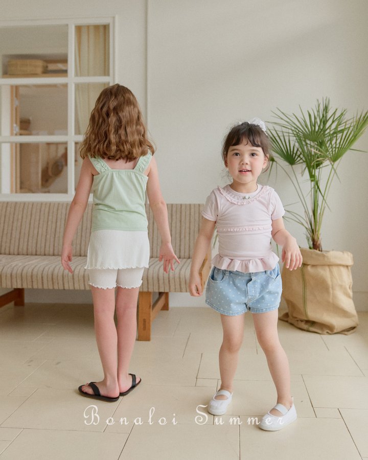 Bonaloi - Korean Children Fashion - #childrensboutique - Sweet Lace Sleeveless - 10