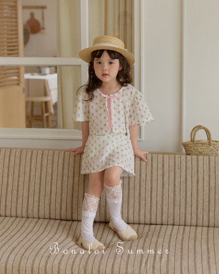 Bonaloi - Korean Children Fashion - #childrensboutique - Pure Puff Bolero Set - 8
