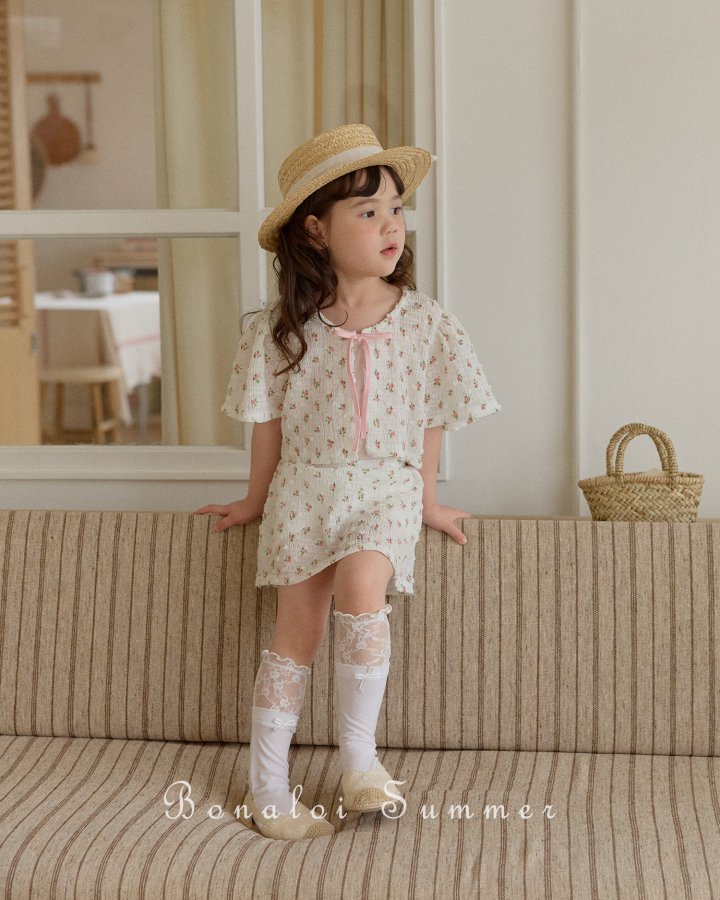 Bonaloi - Korean Children Fashion - #designkidswear - Pure Puff Bolero Set - 9