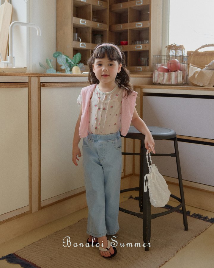 Wave Mesh Tee by Bonaloi for Child - view 4