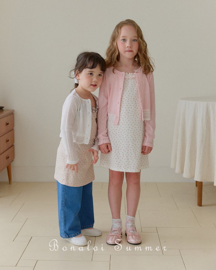 Bonaloi - Korean Children Fashion - #discoveringself - Lovely Frill One-Piece - 5