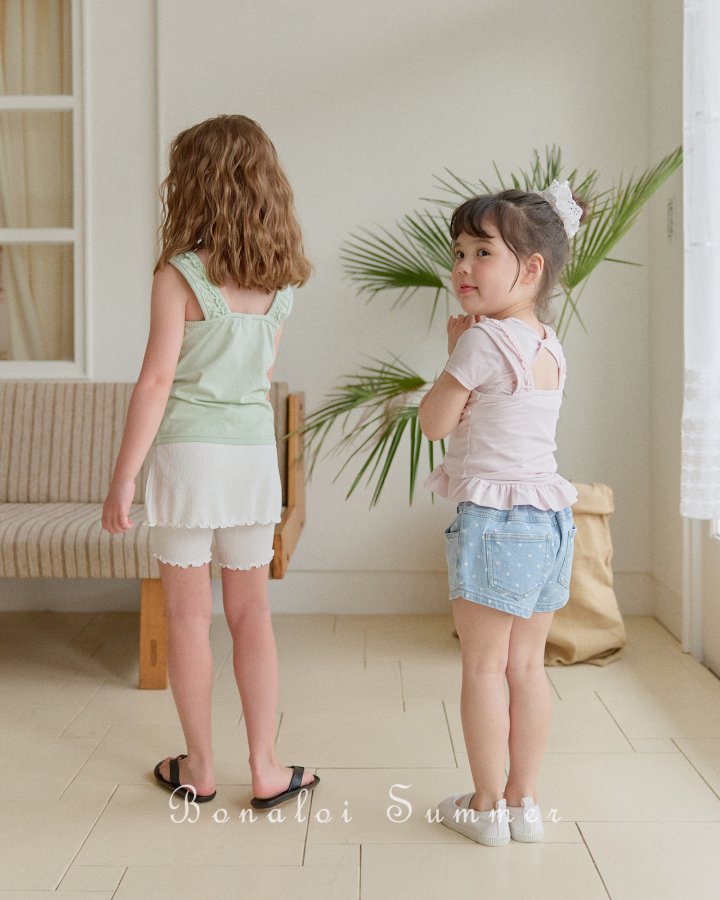 Bonaloi - Korean Children Fashion - #discoveringself - Sweet Lace Sleeveless - 12