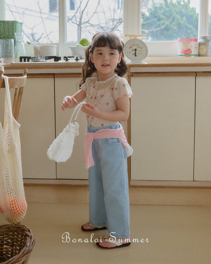 Wave Mesh Tee by Bonaloi for Child - view 5