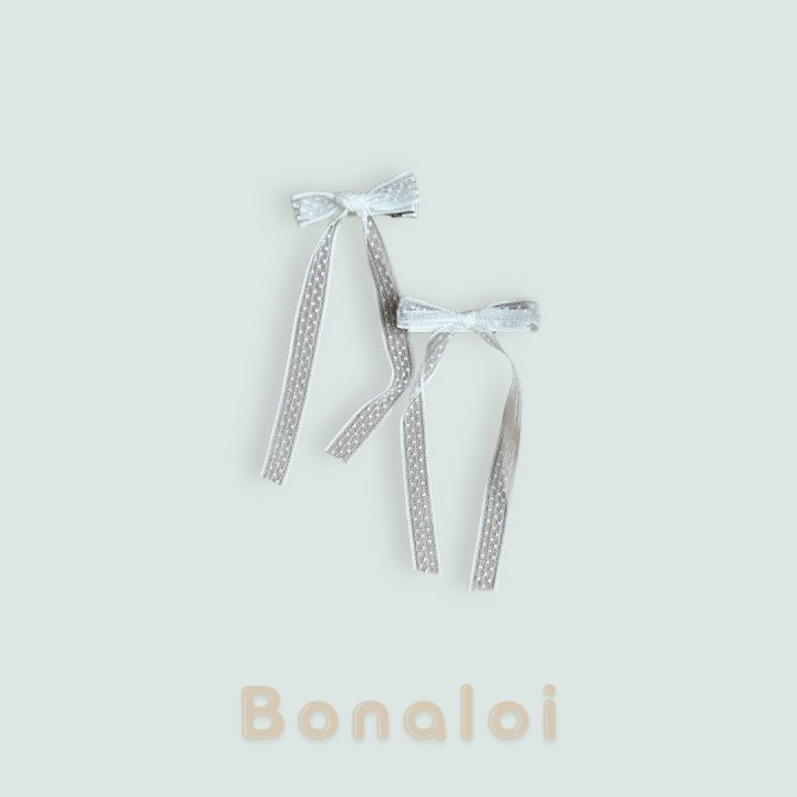 Bonaloi - Korean Children Fashion - #kidsshorts - Lace Pure Pin Set (set of 2)