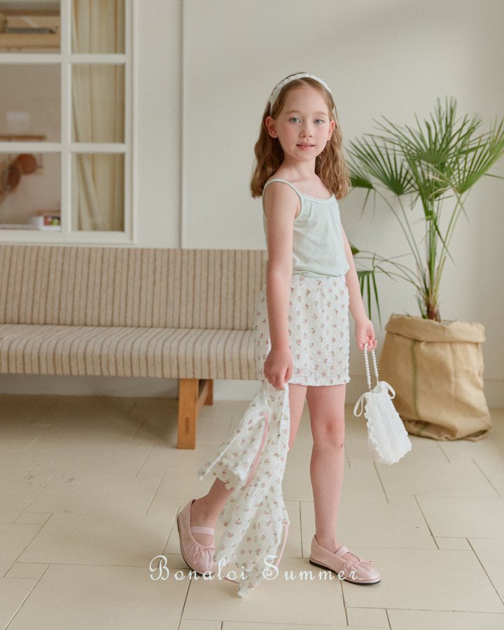 Bonaloi - Korean Children Fashion - #kidsshorts - Pure Puff Bolero Set - 12