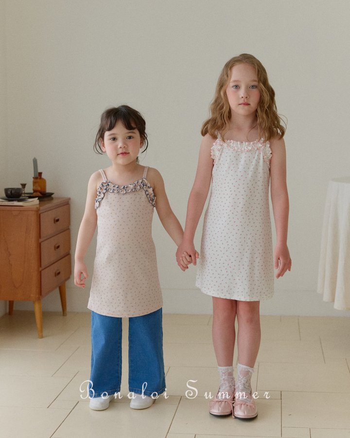 Bonaloi - Korean Children Fashion - #kidsstore - Lovely Frill One-Piece - 8