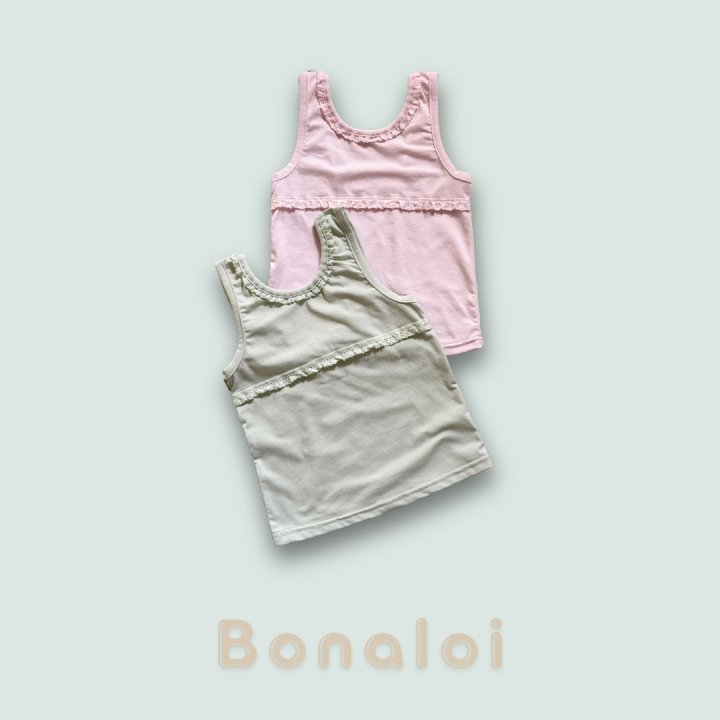 Bonaloi - Korean Children Fashion - #kidsstore - Sweet Lace Sleeveless
