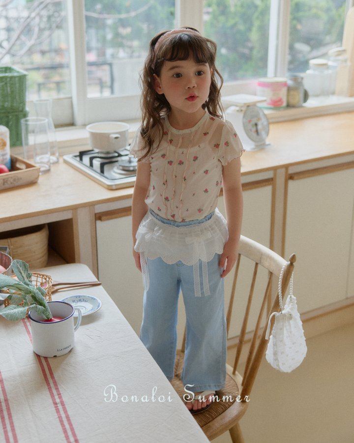 Wave Mesh Tee by Bonaloi for Child - view 8