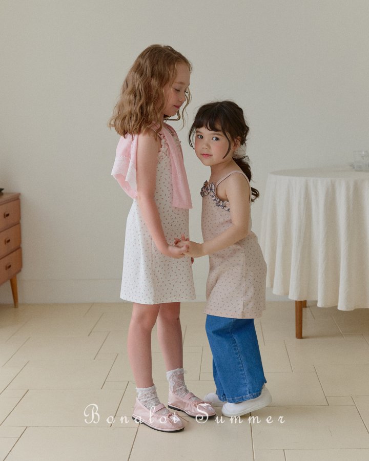 Bonaloi - Korean Children Fashion - #littlefashionista - Lovely Frill One-Piece - 11