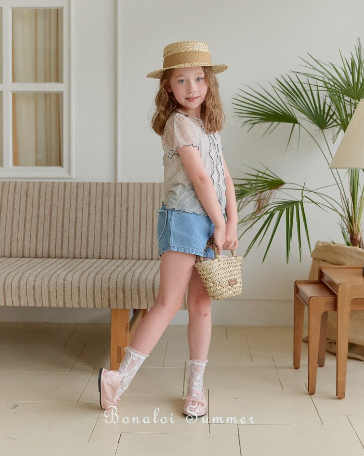 Wave Mesh Tee by Bonaloi for Child - view 11