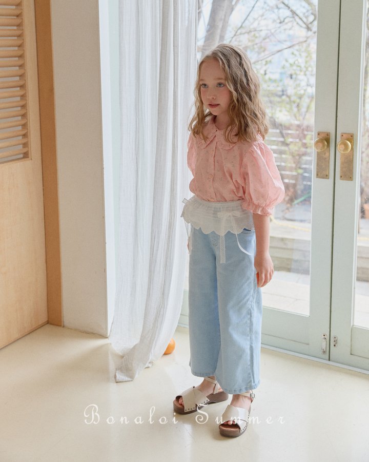 Bonaloi - Korean Children Fashion - #magicofchildhood - Smoothie Frill Blouse - 3