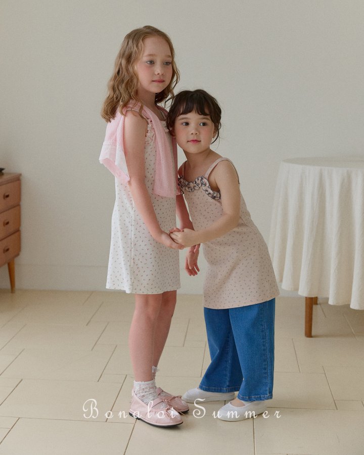 Bonaloi - Korean Children Fashion - #magicofchildhood - Lovely Frill One-Piece - 12