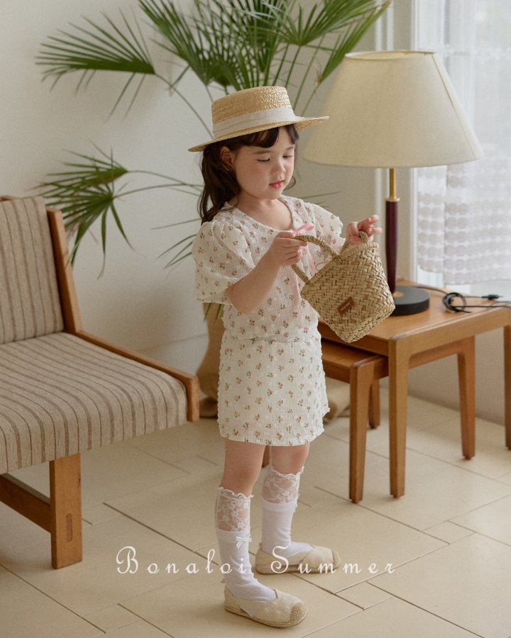 Bonaloi - Korean Children Fashion - #magicofchildhood - Pure Puff Bolero Set - 3