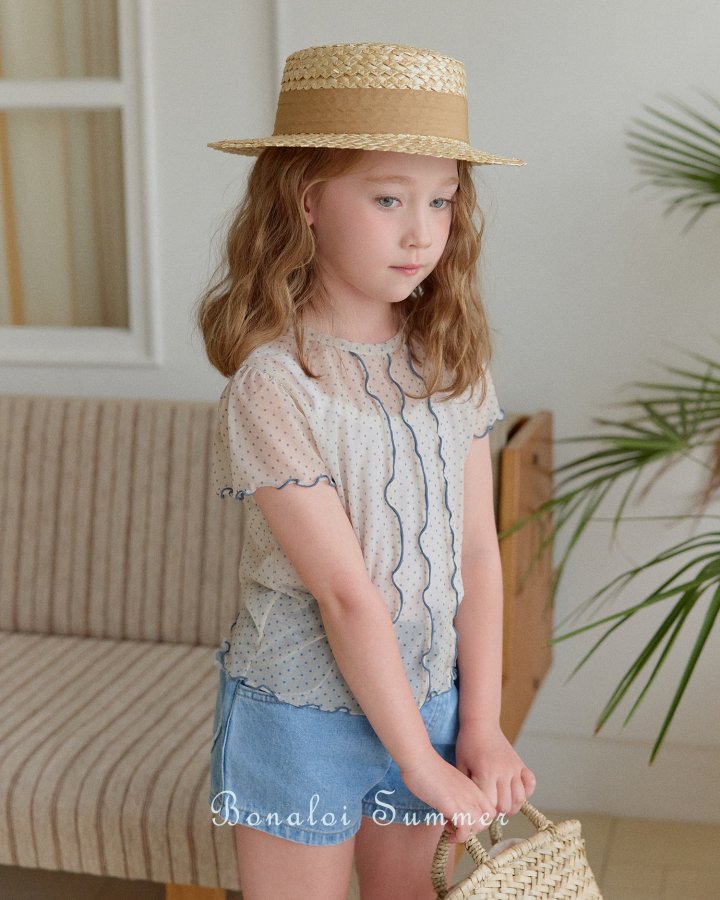 Wave Mesh Tee by Bonaloi for Child - view 12
