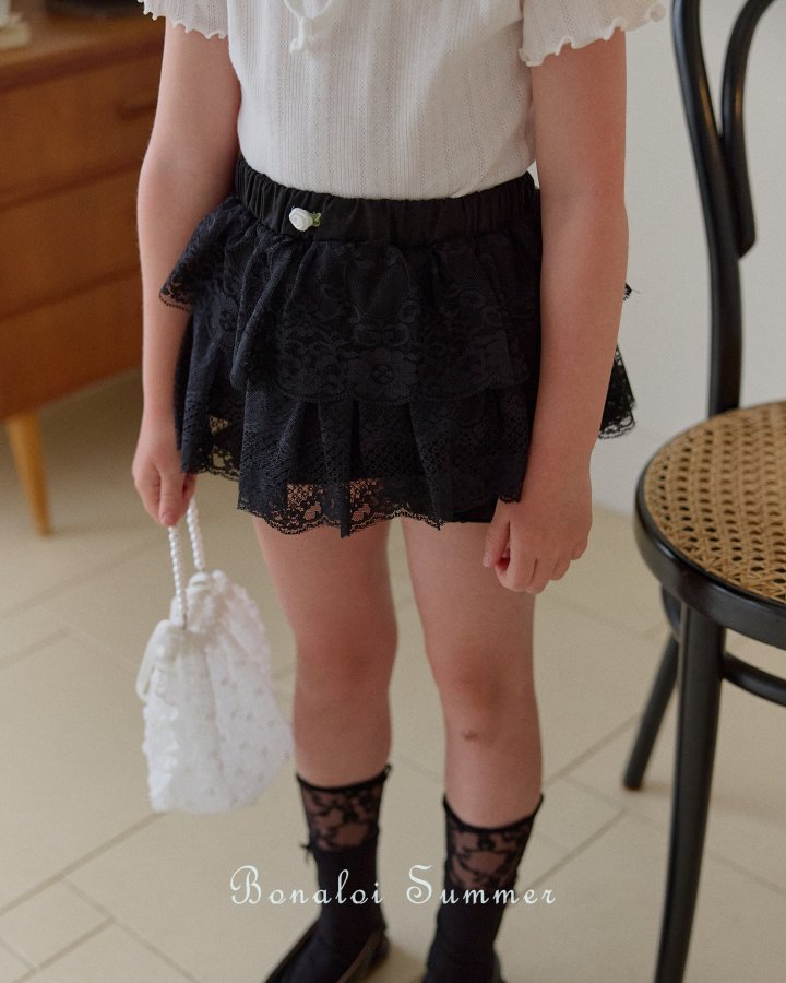 Bonaloi - Korean Children Fashion - #prettylittlegirls - Rose Cancan Bloomer - 6