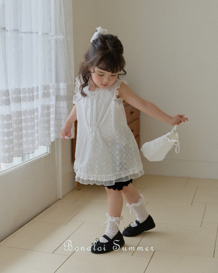 Bonaloi - Korean Children Fashion - #toddlerclothing - Shasha Frill Leggings - 12