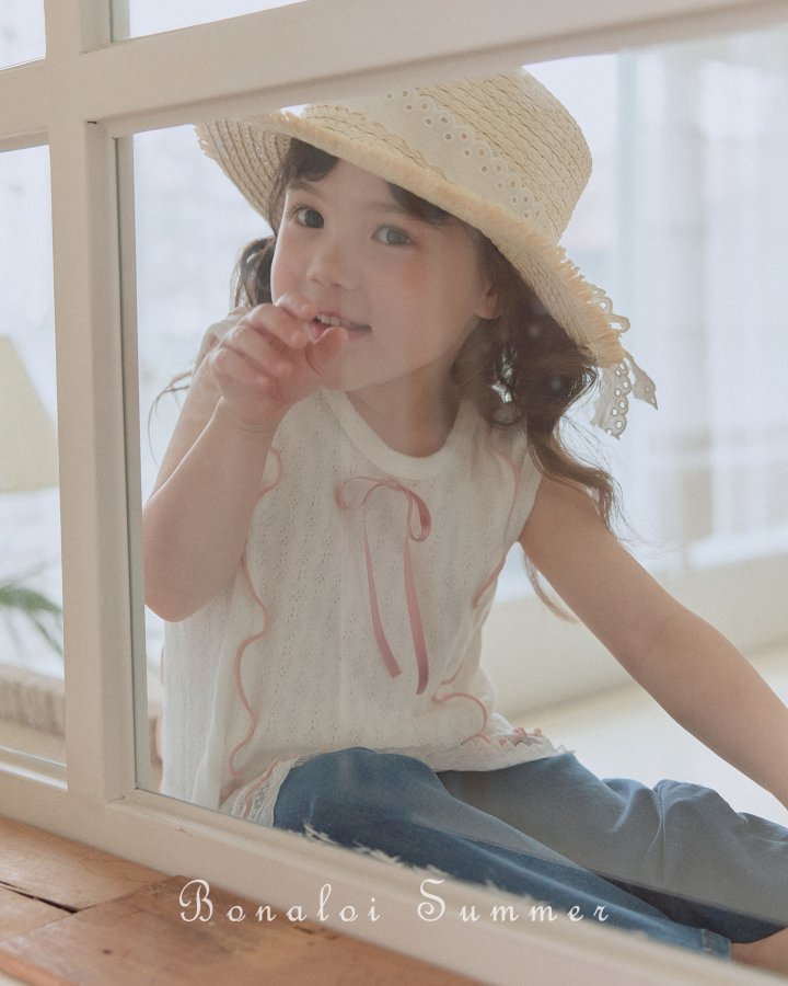 Bonaloi - Korean Children Fashion - #toddlerclothing - V Neck Interlock One-Piece - 3