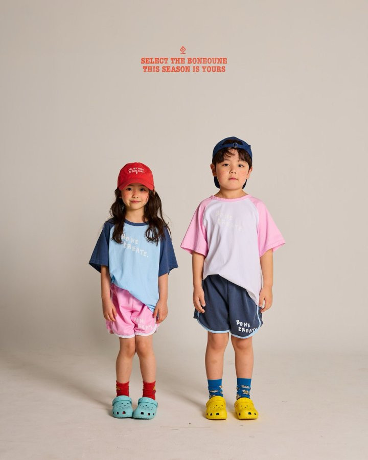 Boneoune - Korean Children Fashion - #Kfashion4kids - Celeb Raglan Short Sleeve Tee - 10