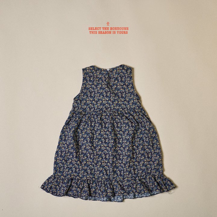 Boneoune - Korean Children Fashion - #Kfashion4kids - Lovely Flower One-piece - 3