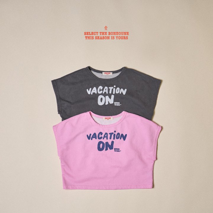 Boneoune - Korean Children Fashion - #Kfashion4kids - Vacation Crop Tee